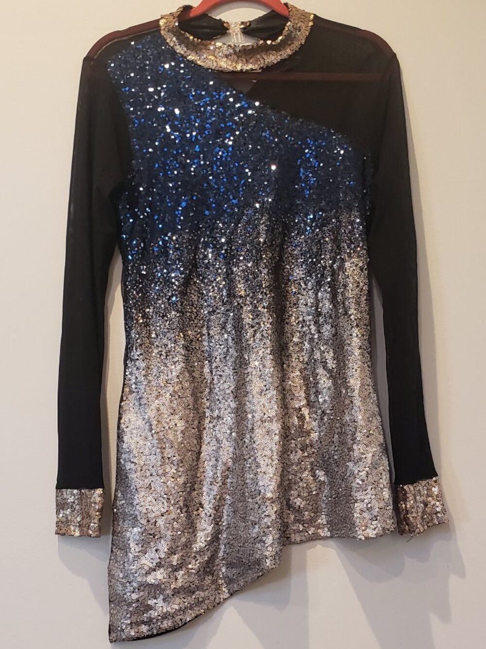 Alexandra Collection Unstoppable Dance Constume Dress with Sequins XXL